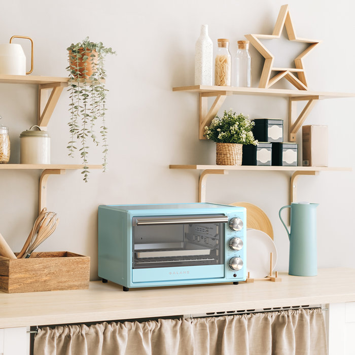 Galanz Large 6slice True Convection Toaster Oven, 8in1 Combo Bake